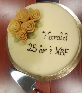 25 års jubileum i NBF for Harald